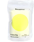100g Fluorescent/Lemon Yellow Air Dry Foam Clay, DIY Magic Model Clay for Kids, Colorful Soft Clays for School Supply, Slime, Art Projects, Cosplay - Non-Sticky, Non-Toxic & Safe - Classroom Supplies