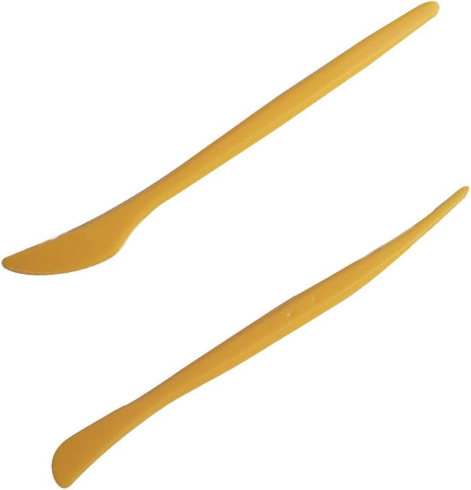 YYaaloa 14pcs Set Plastic Crafts Clay Modeling Tool Pottery Carving Tools for Shaping and Sculpting for Ceramics Clay Pottery (Plastic Knife-14pcs)