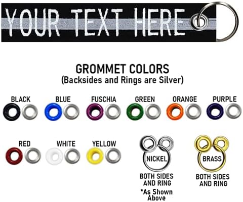 Custom Double Sided Grommeted Crate/Luggage Tags, Over 50 Fabrics, Made of Name Tape Material