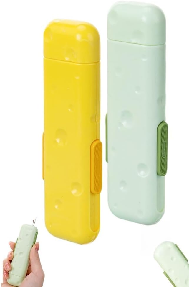 3 in 1 Automatic Needle Threaders Seam Ripper,2025 Upgraded Quilting Supplies Sewing Kit,Quick Sewing Machine Crafts and Knitting Unthreading Supplies (Green+Yellow)