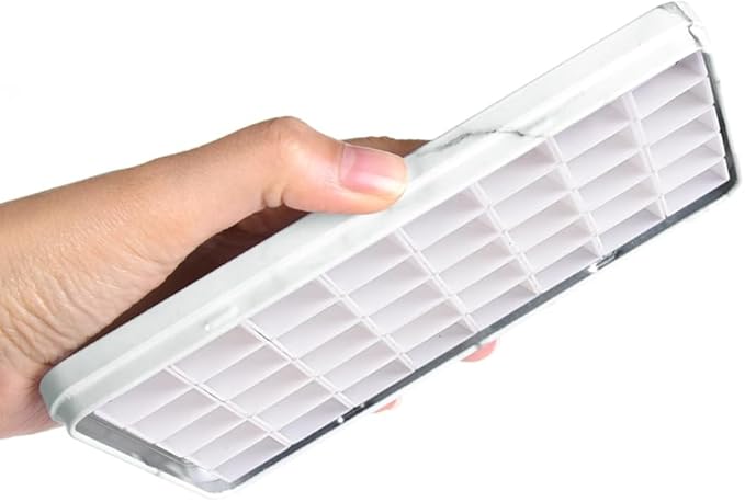 Portable Watercolor Tins Paint Palette with 40Pcs Empty Half Pans and Magnetic Squares, Small Travel Metal Paint Box with Acrylics Painting Art Drawing.Marble