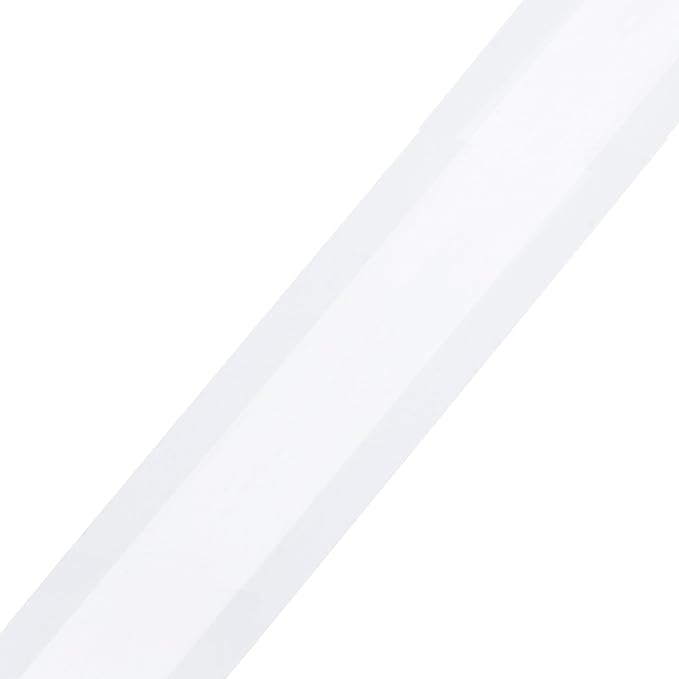 Mandala Crafts 55 Yards 1/2 Inch White Double Fold Bias Tape for Sewing - Bias Binding Tape for Quilting Binding, Hemming, Seam, and Fabric Piping