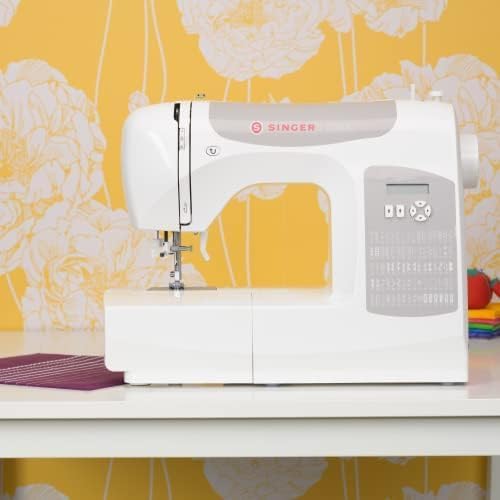 SINGER C5200 Computerized Sewing & Quilting Machine with Extension Table & Accessory Kit | 180 Stitch Applications, Touch Button Stitch Selection, LCD Screen, Full Metal Frame & 1-step Buttonhole