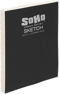 SoHo Urban Artist Open Bound Sketch Pads - Open Coptic Bound Sketch Pads for Drawing, Calligraphy, Any Dry Media, & More! - [White - 8.5x11 - Single]