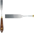 Creative Mark Stainless Steel Palette Knife Painting Tools - Paint Palette with Wooden Handle - Variety of Shapes and Sizes - 45T, 2-1/2 in