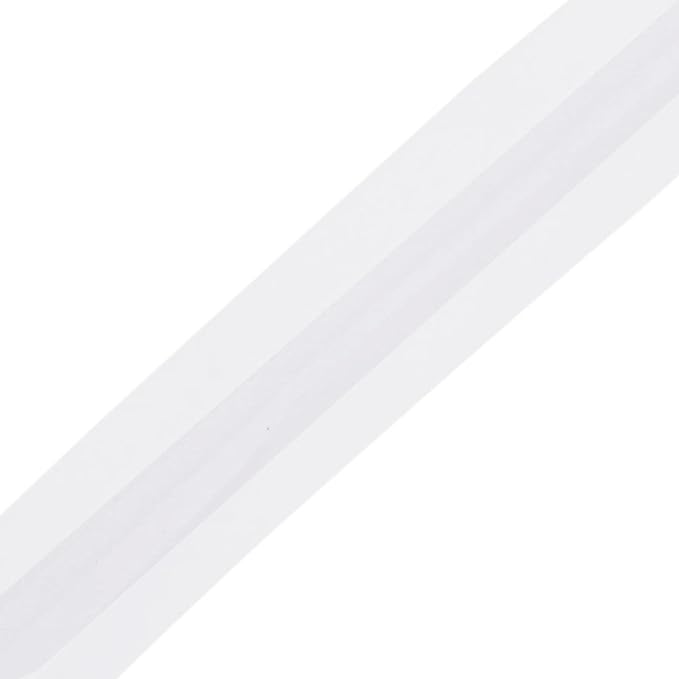 Mandala Crafts 55 Yards 1/4 Inch White Double Fold Bias Tape for Sewing - Bias Binding Tape for Quilting Binding, Hemming, Seam, and Fabric Piping
