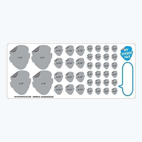 Elite Custom Face & Pet Stickers - Sampler Sheet Gift