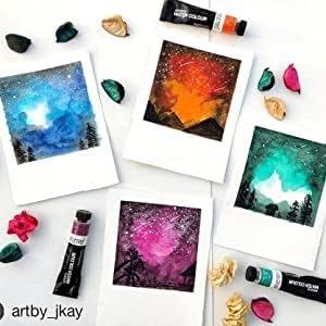 BRUSTRO Artists' Watercolour Set of 24 Colours X 12ML Tubes