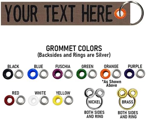 Custom Double Sided Grommeted Crate/Luggage Tags, Over 50 Fabrics, Made of Name Tape Material