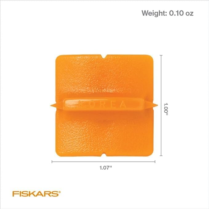 Fiskars Trimmer Cutting Replacement Blades, Trimmer Replacement Blades, Refill Blade Carriage for Personal Trimmer, Twin Pack, Orange