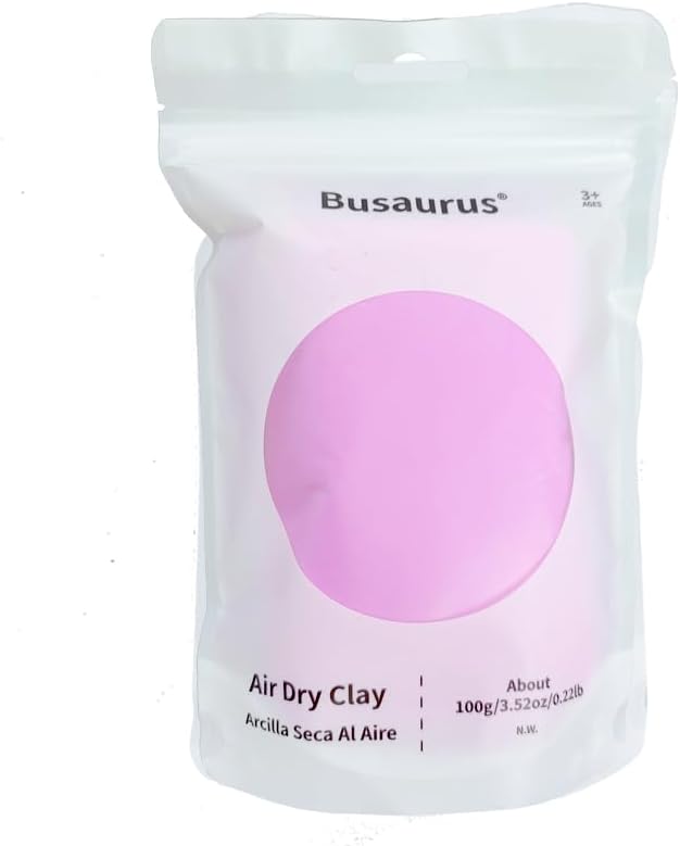100g Orchid Purple Air Dry Foam Clay, DIY Flower Making Clay for School Supply, Slime, Art Projects, Cosplay - Colorful, Non-Sticky, Non-Toxic & Safe - Gifts for Kids and Adults