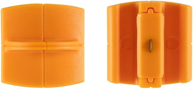 Fiskars TripleTrack Trimmer Replacement Blades - 2 Pack - High Profile Style I Blades for Cutting and Scoring - Arts and Crafts - Orange