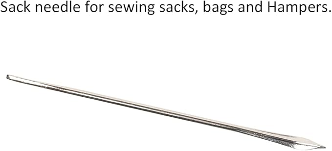 Eketirry Hand Sewing Needle Kit, Heavy Duty Household Hand Needles for for Upholstery, Carpet, Leather, Canvas Repair (5 Pieces)