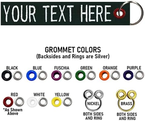 Custom Double Sided Grommeted Crate/Luggage Tags, Over 50 Fabrics, Made of Name Tape Material