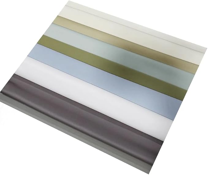 12pcs Cotton Sateen Fabric Squares 20x20 Inches – 1000 Thread Count for Cushions, Quilting Sewing, Patchwork and Crafts (Grey)