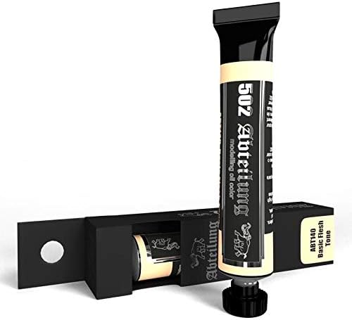 Abteilung502 ABT140 Basic Flesh Tone, Modelling Oil Color Tube - Model Building Paints and Tools # AK-ABT140