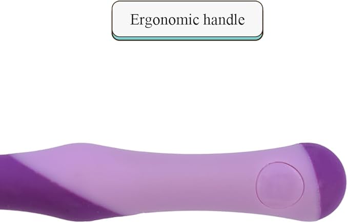 HAHIYO 5.3Inches 2PCs Purple Rubber Seam Ripper Ergonomic Grip Thread Stitch Remover Tool Sewing Stitch Cutter Thread Ripper Unpicker Sewing Accessory&Supply for Crafting Notions Quilting Sewing Hem