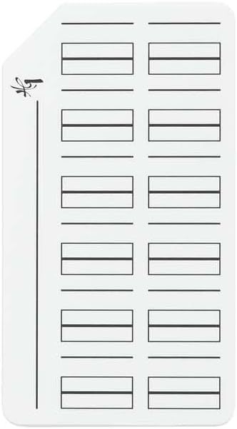 HG Art Concepts Painters Color Diary Watercolor Swatch Card, 12-Pan Size, 10-Pk, 140 lb Hot Press 100% Cotton Paper, Fits New York Central Palette Box, Color Swatch Book for Markers & Colored Pencil