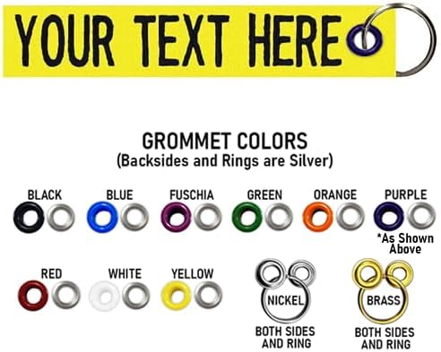 Custom Double Sided Grommeted Crate/Luggage Tags, Over 50 Fabrics, Made of Name Tape Material