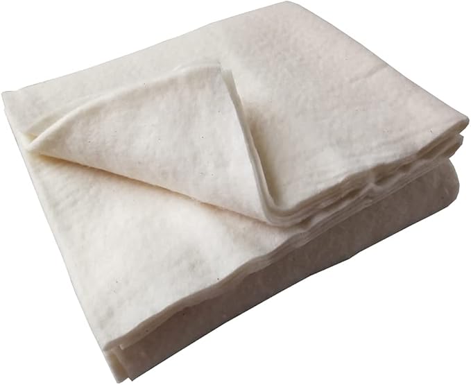 Twin Quilt Batting for Quilting, 72"X93" Natural Cotton Quilting Batting Fabric for Sewing