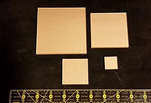 Itajime Shibori Square Templates 4", 3", 2", 1" - 8 Piece Set