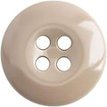 100 Pcs Khaki Pant Buttons 0.7 inch Industrial Buttons for Sewing 27L 4 Hole Sewing Round Plastic Replacement Bulk Ideal for Pant Uniform Pants Jeans Jacket Skirt Shorts Craft DIY Art Decorative