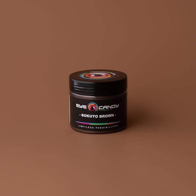 Eye Candy Mica Powder Pigment “Bokuto Brown” (50g) Multipurpose DIY Arts and Crafts Additive | Woodworking, Epoxy, Resin, Natural Bath Bombs, Paint, Soap, Nail Polish, Lip Balm (Bokuto Brown, 50G)