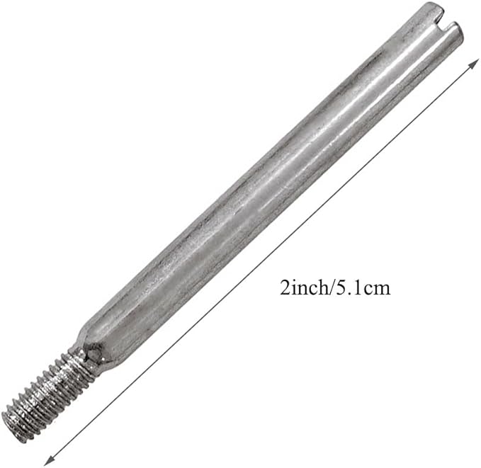 YEQIN 2 Pieces Metal Screw-in Spool Pins Thread Holder Domestic Home Sewing Machine Spare Part Compatible with Singer Kenmore Sewing Machine