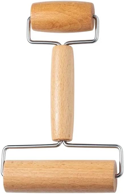 CRAFTING GORILLA Wooden Roller Pottery Tool -Double Ended 2 in 1 Design- Perfect for Rhinestone Embroidery, 5D Diamond Painting, Ceramic & Pottery Clay.