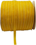 10 Yards Velvet Ribbon Spool (Yellow, 3/8")