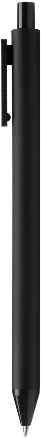 Kaco Gel Pens Black 0.5mm Fine Point 10 Pieces Retractable Aesthetic Pens Office Supplies (10 Black)
