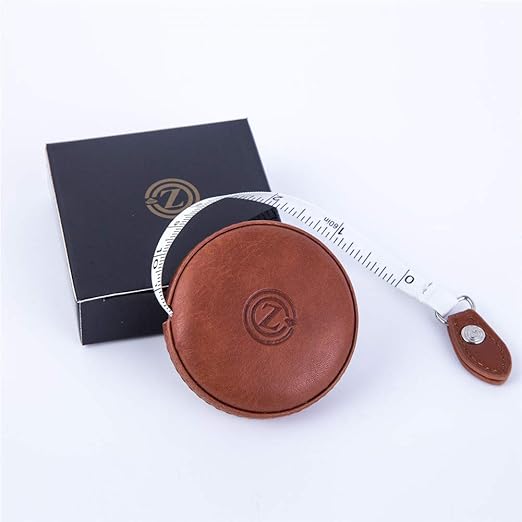 Sewing Tape Measure, Medical Body Cloth Tailor Craft Dieting Measuring Tape, 60 Inch/1.5M Dual Sided Retractable Ruler with Push Button Round
