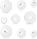 Waydress Spool Cap Sewing Machine Spool Pin Small Medium Large Replacement Cap Compatible with Brother Babylock Sewing and Embroidery Machines 45 35 and 25 mm White(9 Pieces)