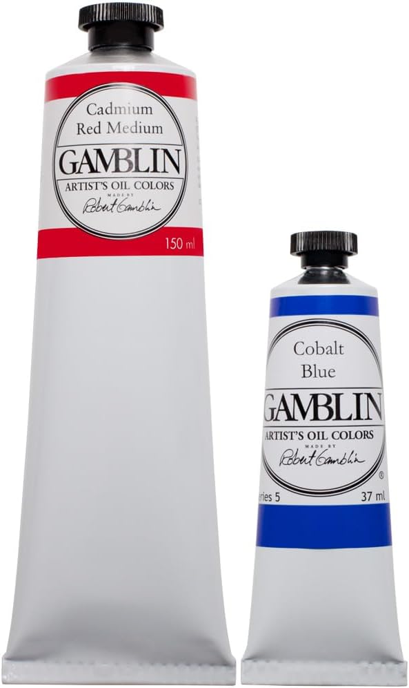 Gamblin Artist Oil Paint Set For Professionals - SEASCAPE SET - 37ml Tubes