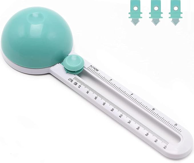 Craft Circle Cutter, Compass Circle Cutter for Paper Circular Cutting Tool for Cardstocks