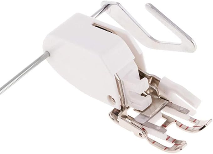 YEQIN Open Toe Walking Foot W/Guide for Quilting and Sewing - Stitch Through Multiple Layers and Match Prints - Compatible with Low-Shank Sewing Machine | Brother, Singer, Janome, Babylock & More