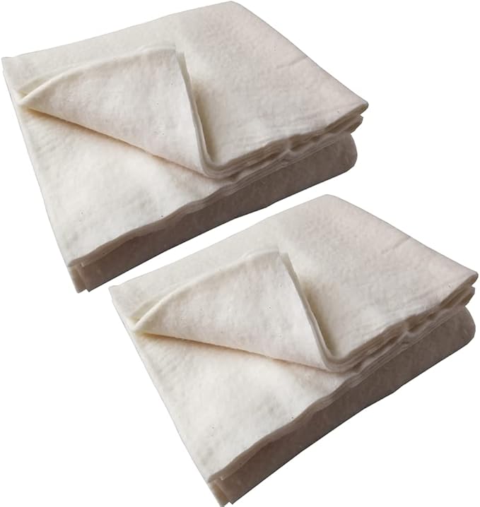 Crib Quilt Batting for Quilting,2PCS 45"X60" Natural Cotton Quilting Batting Fabric for Sewing