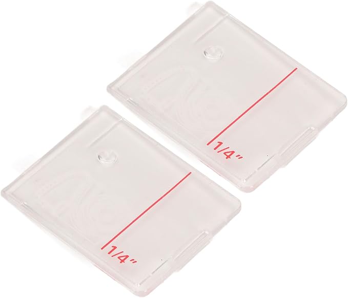 Transparent Bobbin Cover Plates, 2pcs Sewing Machine Needle Plates for Heavy Duty 6800C 6700C 6600C Confidence 7640 C7250 C7220 CE677 Durable for Sewing Enthusiasts