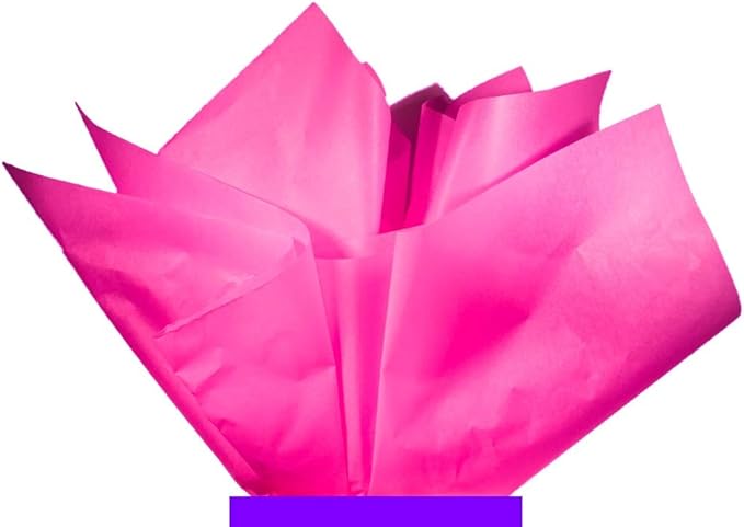 Ocean Tides 300 Sheets (14 x 20 Inches) Christmas Wrapping Paper – Gift Wrapping Tissue Paper Bulk for Crafts, Birthdays, & Holidays – Colored Tissue Papers for Gift Bags & Decorations, Pink