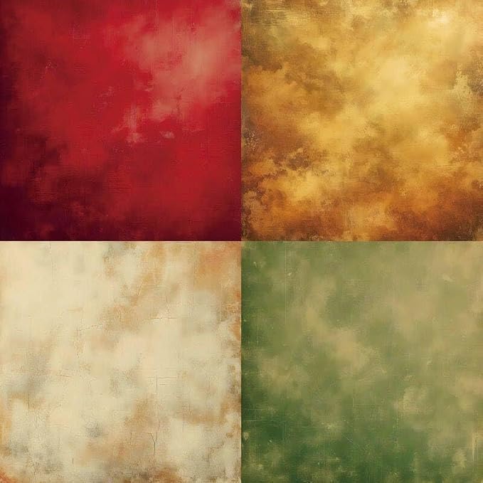 Scrapbook Paper 6×6 Yellow,24 Sheets Single-Sided Color Patterned Paper Scrapbooking CardStock Papers Pad for Holiday Cardmaking DIY Origami Journaling.