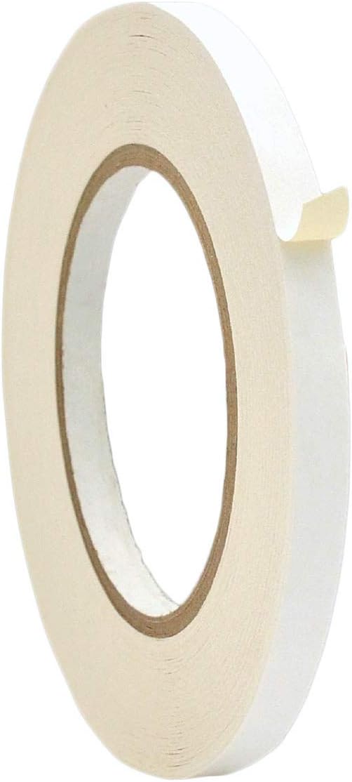 WOD CFTC6 Console Artist Tape Made in USA White, 3/8 inch x 60 yds. Flatback Paper Marking/Labeling Tape Residue Free, for Watercolor Paper to Prevent Tearing