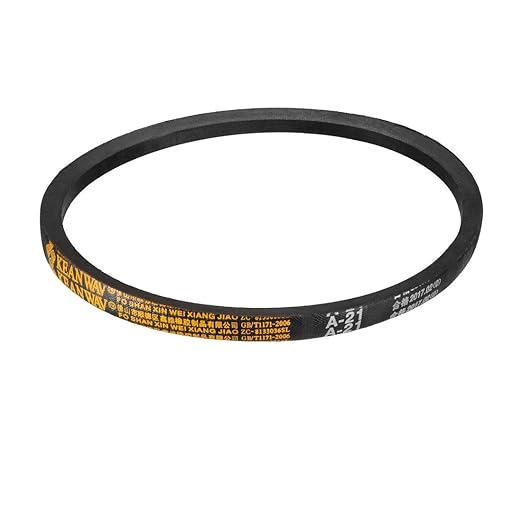 uxcell A21 Drive V-Belts 21" Inner Length 13mm Width 8mm Thick JIS Standard A-Section Rubber Drive Transmission Belt
