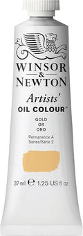 Winsor & Newton Artists' Oil Color, 37ml (1.25 oz) Tube, Gold
