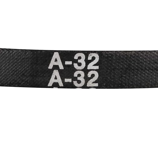 uxcell A32 Drive V-Belts 32" Inner Length 13mm Width 8mm Thick JIS Standard A-Section Rubber Drive Industrial Transmission Belt