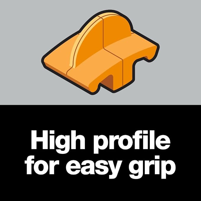 Fiskars TripleTrack Trimmer Replacement Blades - 2 Pack - High Profile Style I Blades for Cutting and Scoring - Arts and Crafts - Orange