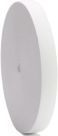 White Knit Elastic Band for Sewing 3/4 inch 40 Yards -20mm Flat Heavy Stretchy Elastic Straps Elastic Band Spool for DIY Craft-Bedspread-Clothing-Pants Waistband-Wigs-Skirts- DIY Projects