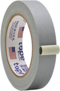 WOD GTC12 Gaffer Tape, Gray Low Gloss Finish Film, 1 inch x 60 ft. Residue Free, Non Reflective Cloth Fabric, Secure Cords, Water Resistant, Photography, Filming Backdrop, Production