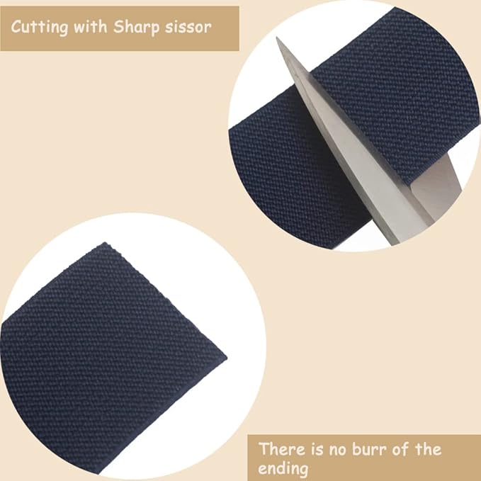 Navy Blue Wide Elastic Band for Sewing 1.5 inch 10 Yards Double-side Twill Woven Elasitc Stretch Straps Heavy Knit Elastic Waistband for Pants Wigs DIY Crafts & Projects