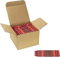 80 Count Single Color Crayons Bulk Pack - RED single color crayon refill - Regular size crayons (5/16" x 3-1/2")