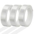 MECCANIXITY Whiteboard Tape 1" x 72 Yard Pinstripe Graphic Chart Line Grid Marking Tapes for Classroom Office Dry Erase Board Art, Clear, Pack of 3